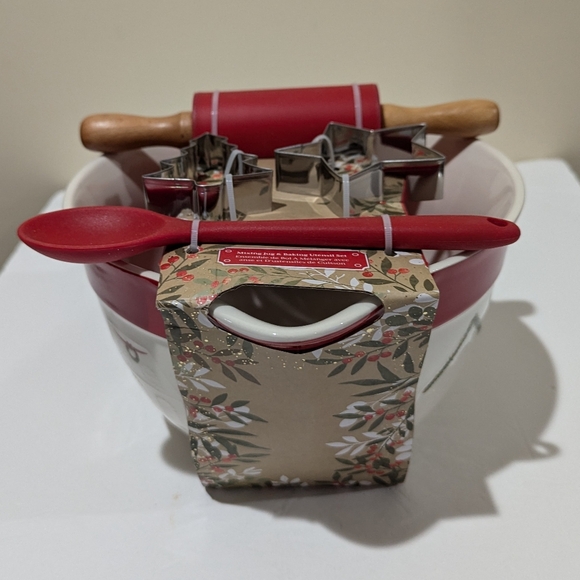 NEW The Bakeshop Mixing Jug & Baking Utensil Set - Picture 1 of 8